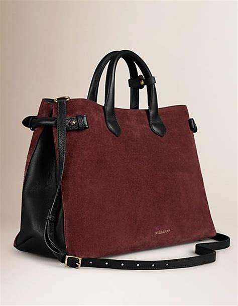 bordeaux Burberry Bags for Women 